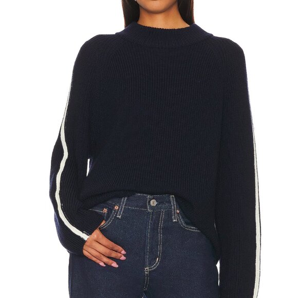 Teagan Sweater in Navy/Milk - Picture 1 of 4